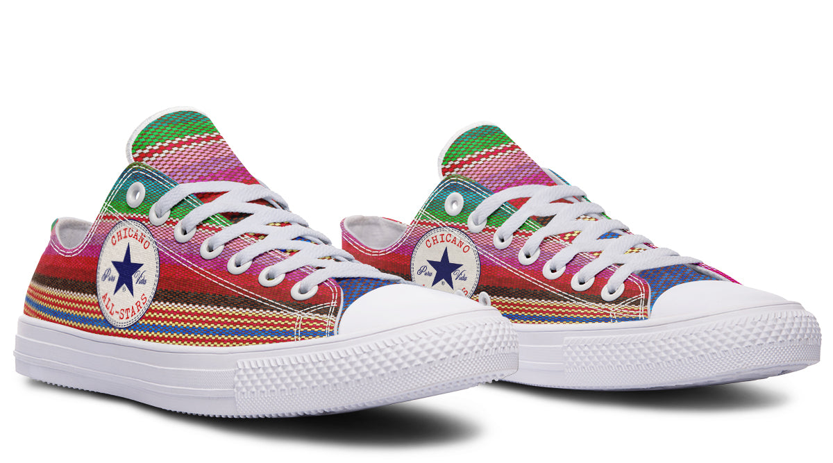 Digital Serape Low Tops ( Black or White Sole )