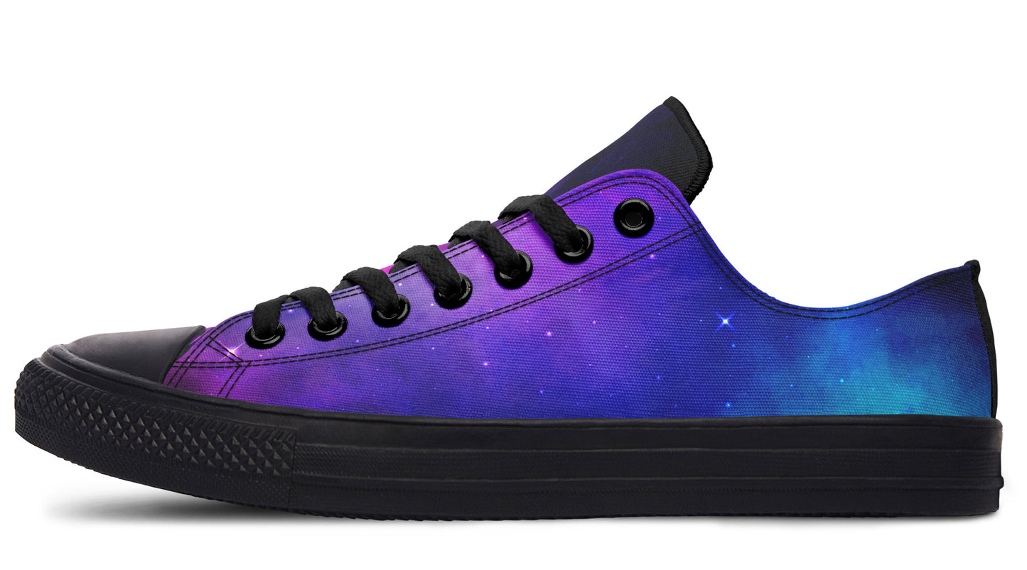 Galaxy Low Tops ( Black or White Sole )  2 For 1