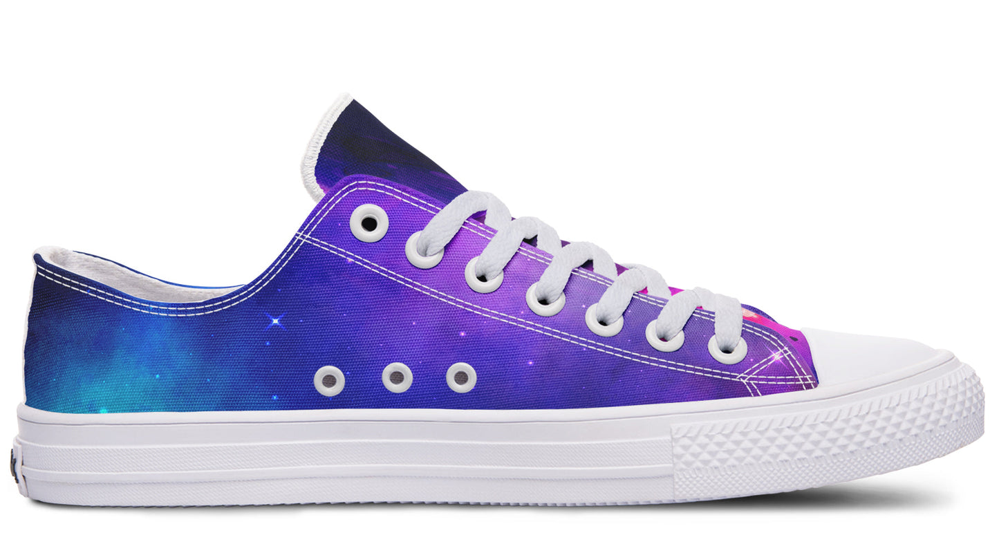 Galaxy Low Tops ( Black or White Sole )  2 For 1