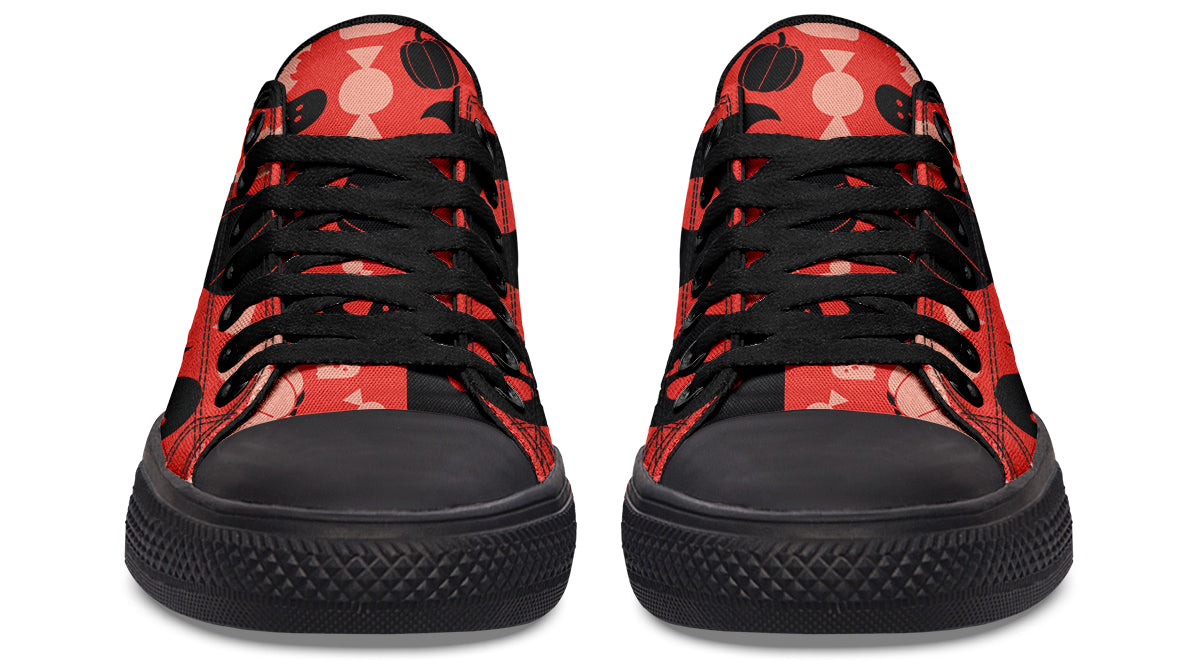 Halloween Low Tops ( Black or White Sole )