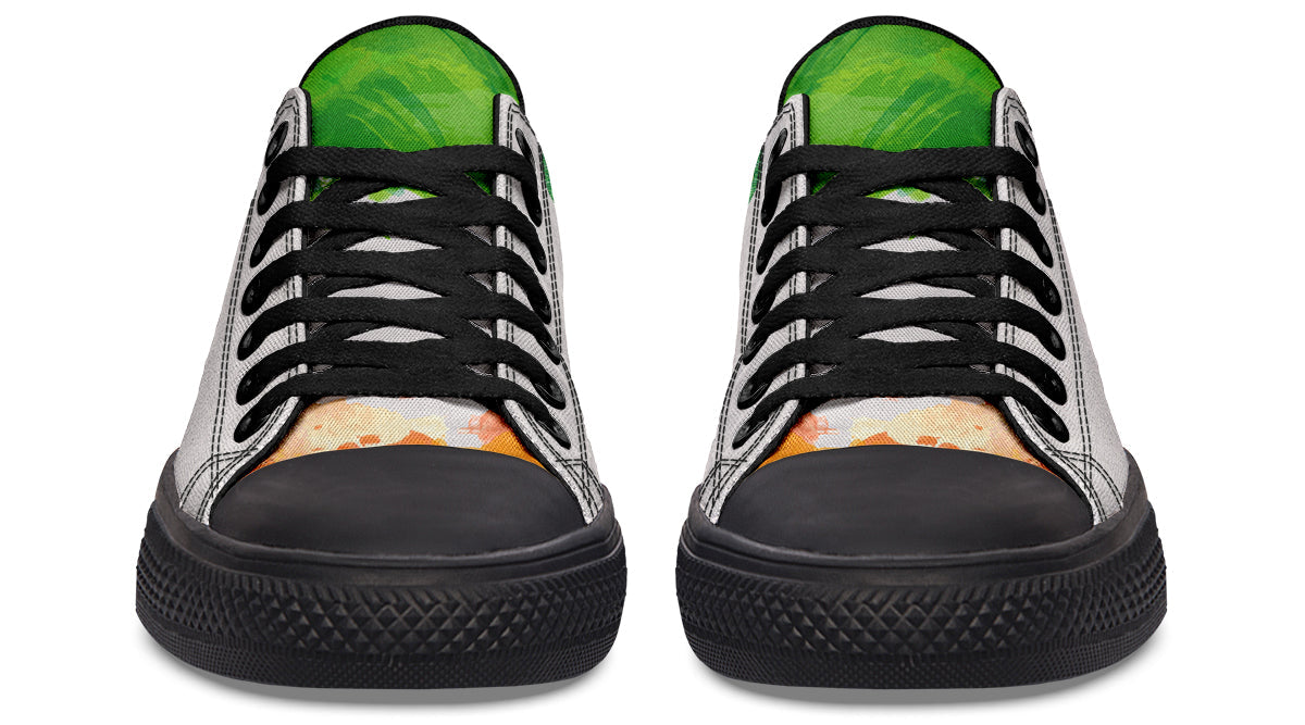 Irish Patch Low Tops ( Black or White Sole )