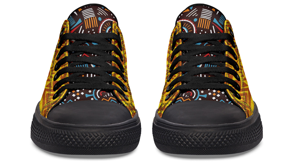 OG Low Tops Aztec ( Black or White Soles ) 2 For 1