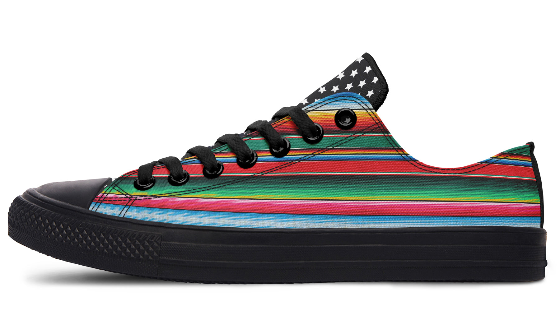 OG Low Tops Black Flag ( Black or White Soles ) 2 For 1