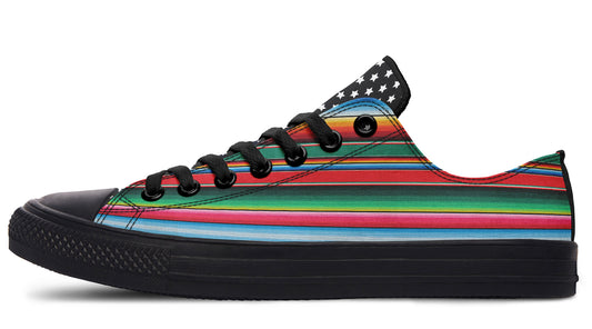 OG Low Tops Black Flag ( Black or White Soles ) 2 For 1