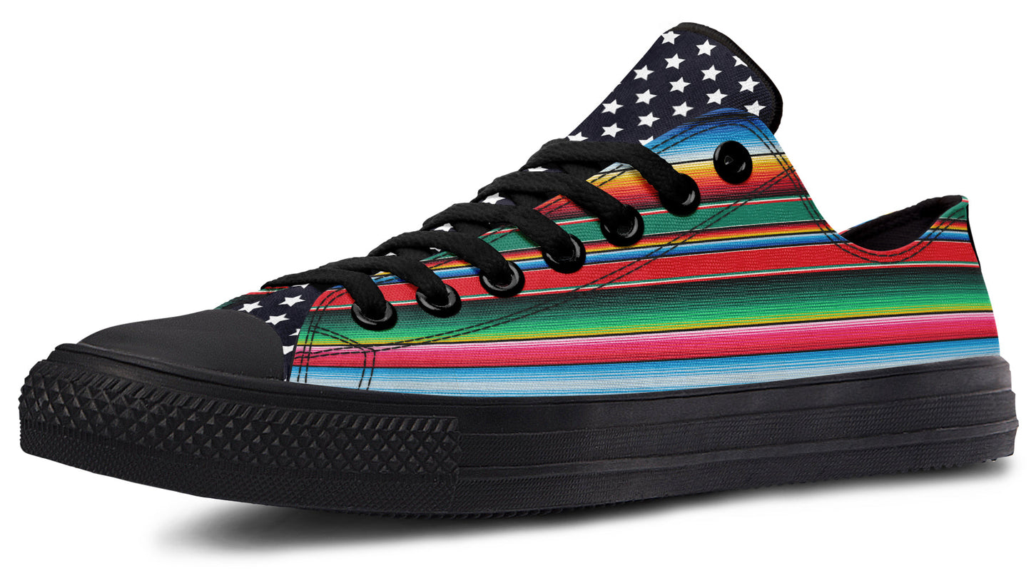 OG Low Tops Black Flag ( Black or White Soles ) 2 For 1