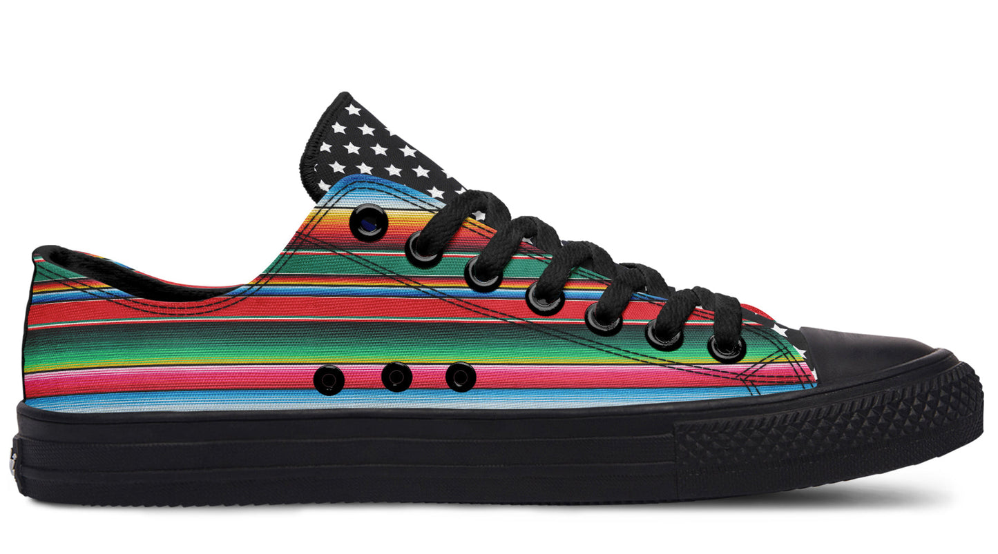OG Low Tops Black Flag ( Black or White Soles ) 2 For 1