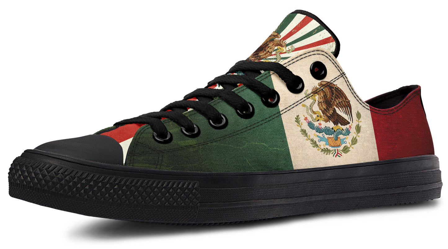 Mex Flag Low Tops ( Black or White Sole ) 2 For 1