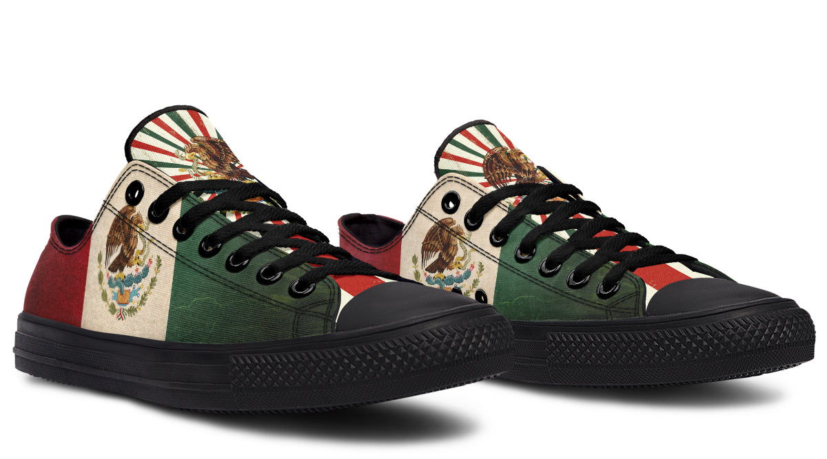 Mex Flag Low Tops ( Black or White Sole ) 2 For 1