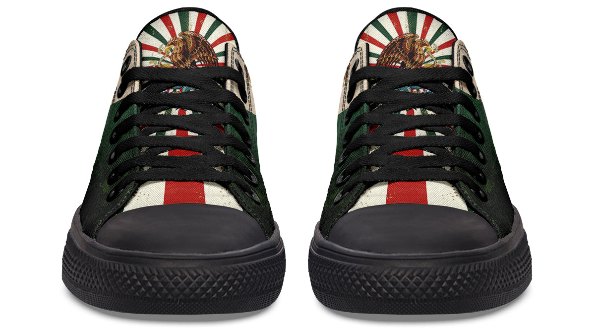 Mex Flag Low Tops ( Black or White Sole ) 2 For 1