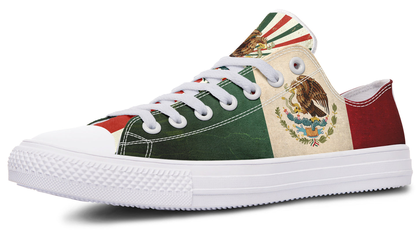 Mex Flag Low Tops ( Black or White Sole ) 2 For 1