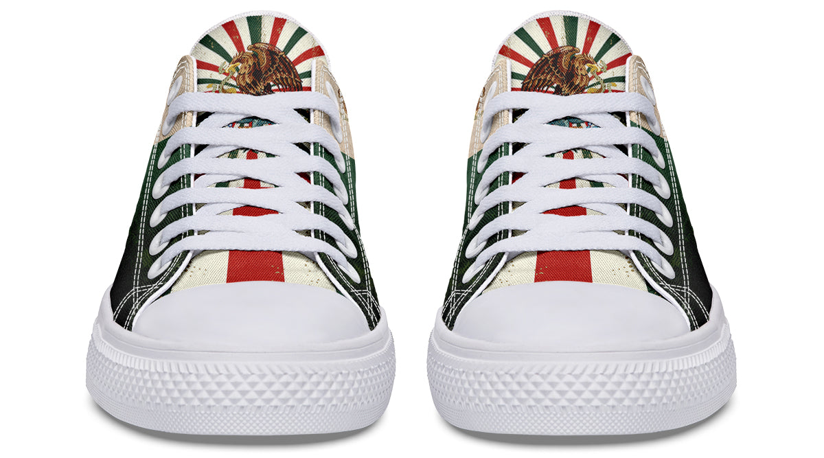 Mex Flag Low Tops ( Black or White Sole ) 2 For 1