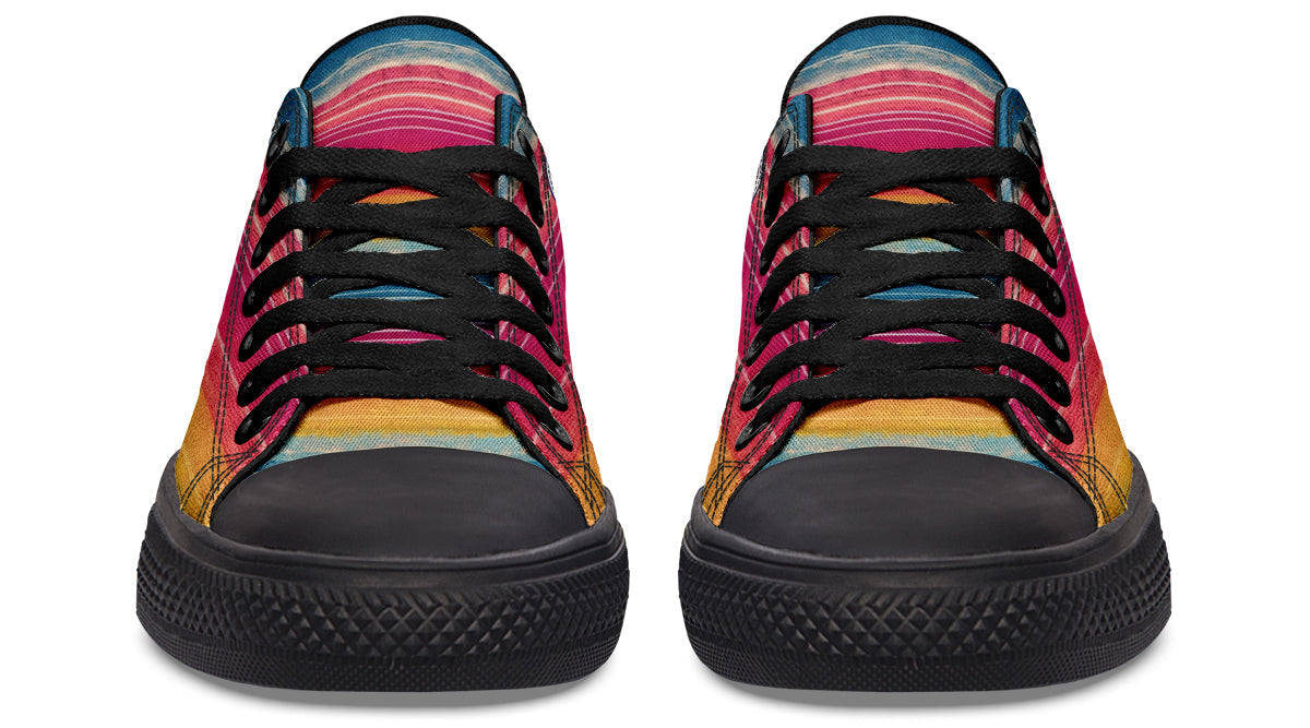 Mexico City Sunset Low Tops ( Black or White Sole )