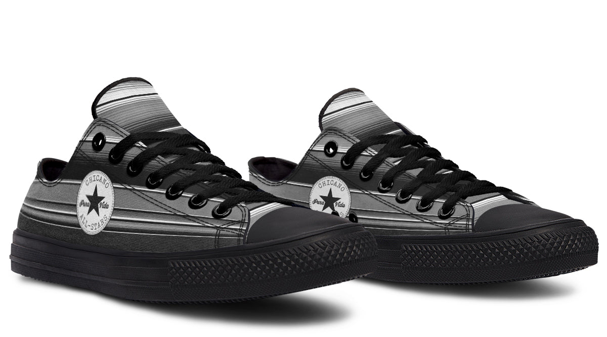 Monochrome Serape Low Tops ( Black or White Sole )