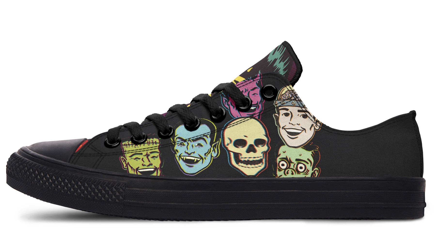 Monster Low Tops ( Black or White Sole )