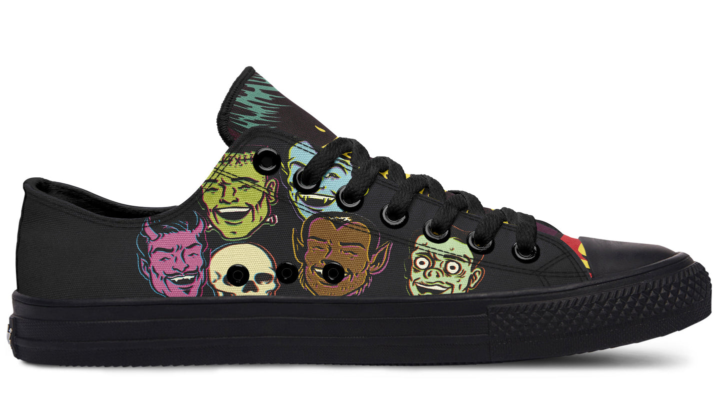 Monster Low Tops ( Black or White Sole )