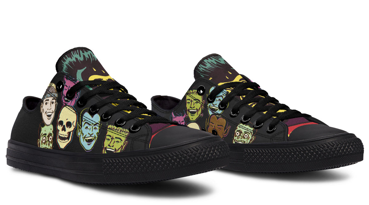 Monster Low Tops ( Black or White Sole )