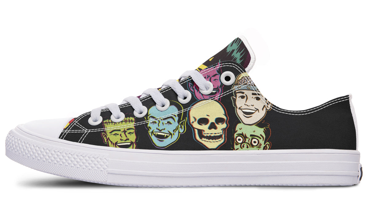 Monster Low Tops ( Black or White Sole )