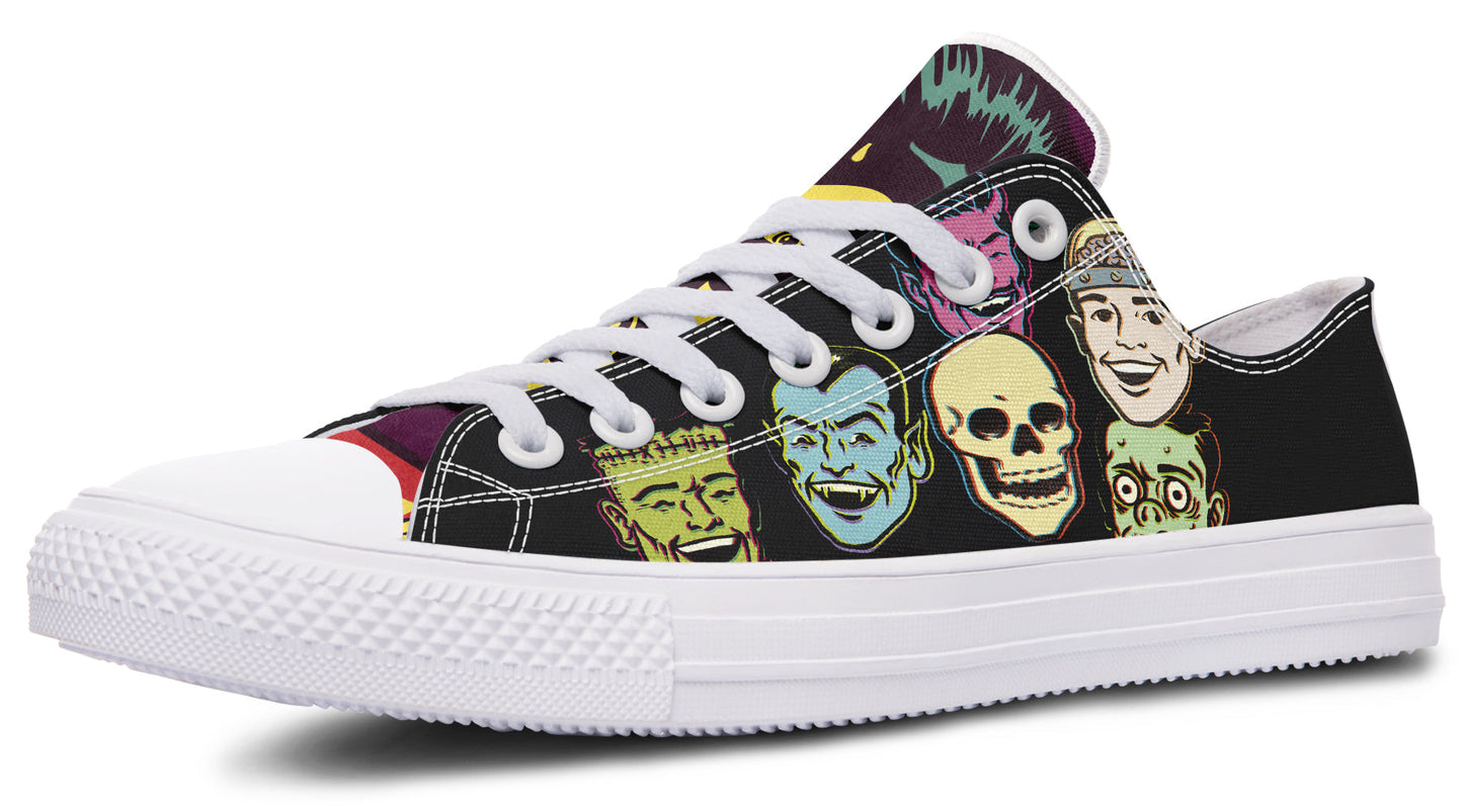 Monster Low Tops ( Black or White Sole )