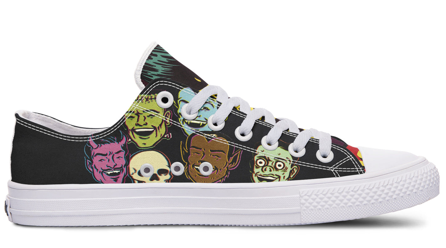 Monster Low Tops ( Black or White Sole )