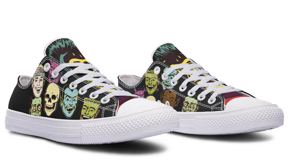 Monster Low Tops ( Black or White Sole )