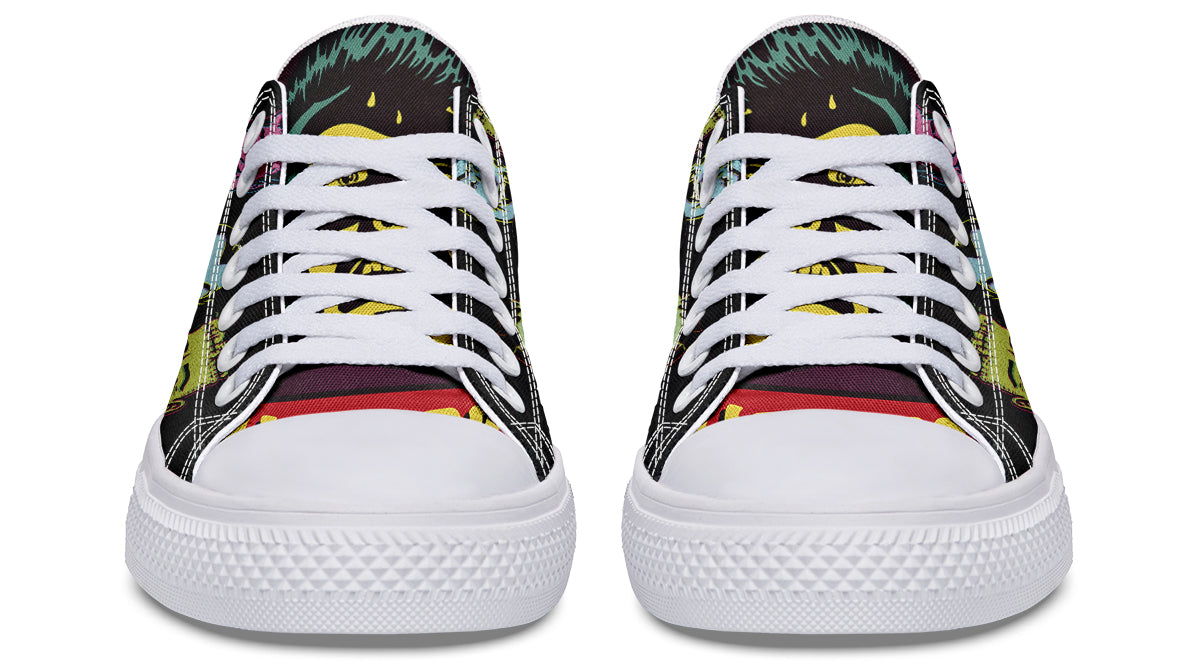 Monster Low Tops ( Black or White Sole )