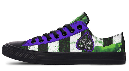 Never Trust The Living Low Tops (Black or White Sole)