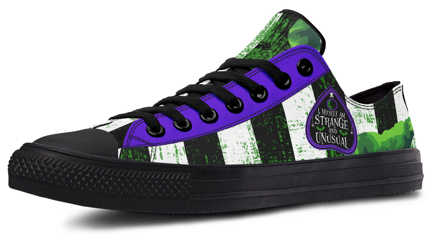 Never Trust The Living Low Tops (Black or White Sole)