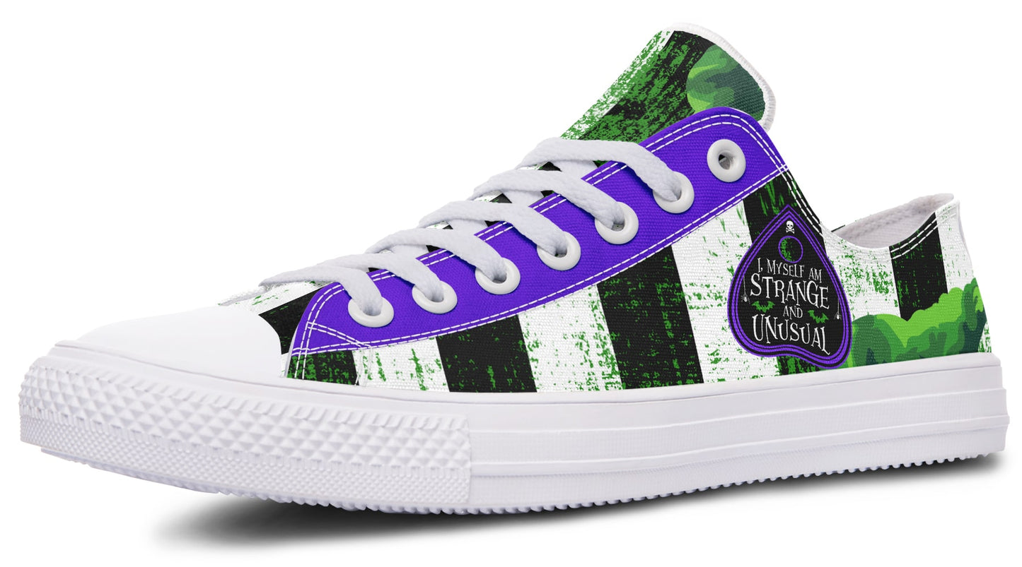 Never Trust The Living Low Tops (Black or White Sole)