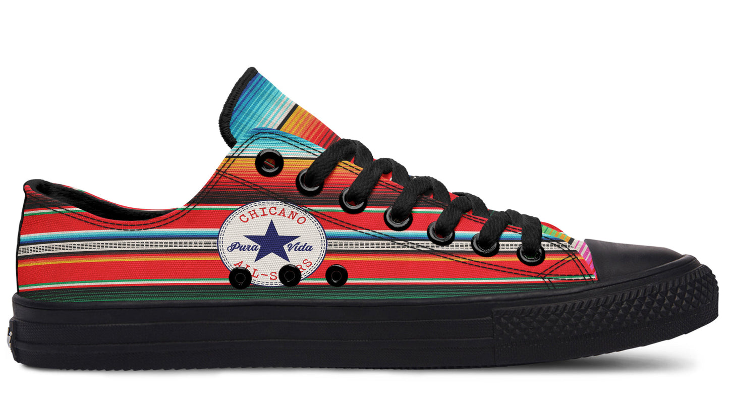 Vicla Serape Low Tops ( Black or White Sole )