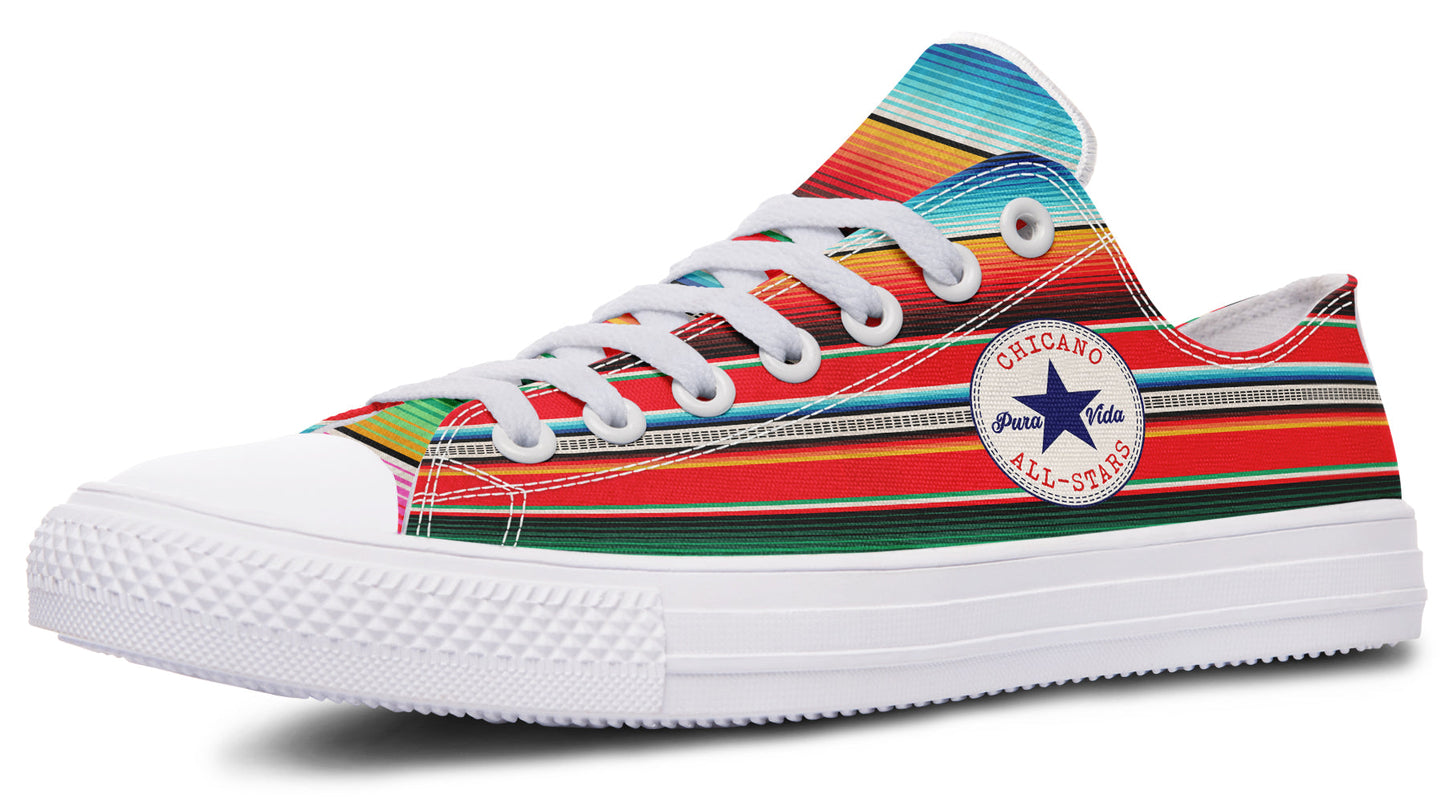 Vicla Serape Low Tops ( Black or White Sole )
