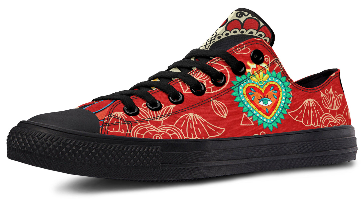 MEN'S Raza Corazon Vday Low Tops ( Black or White Sole ) 2 For 1