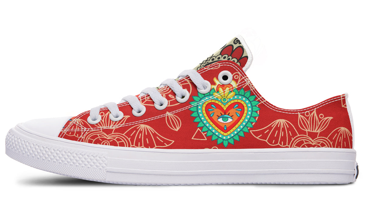 MEN'S Raza Corazon Vday Low Tops ( Black or White Sole ) 2 For 1