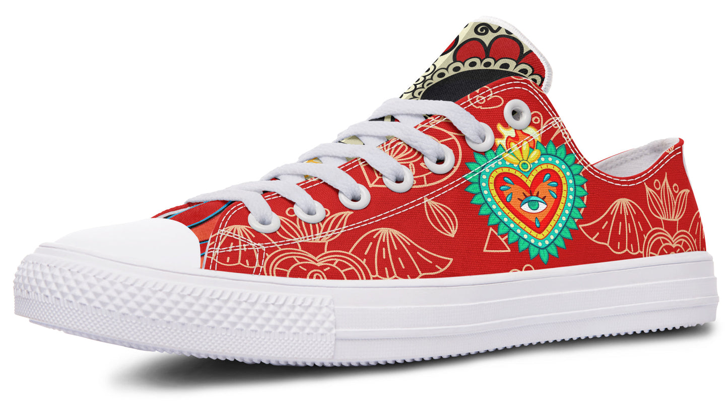 MEN'S Raza Corazon Vday Low Tops ( Black or White Sole ) 2 For 1