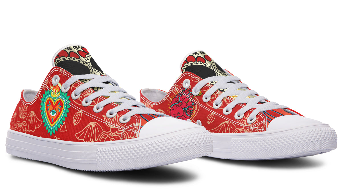 MEN'S Raza Corazon Vday Low Tops ( Black or White Sole ) 2 For 1