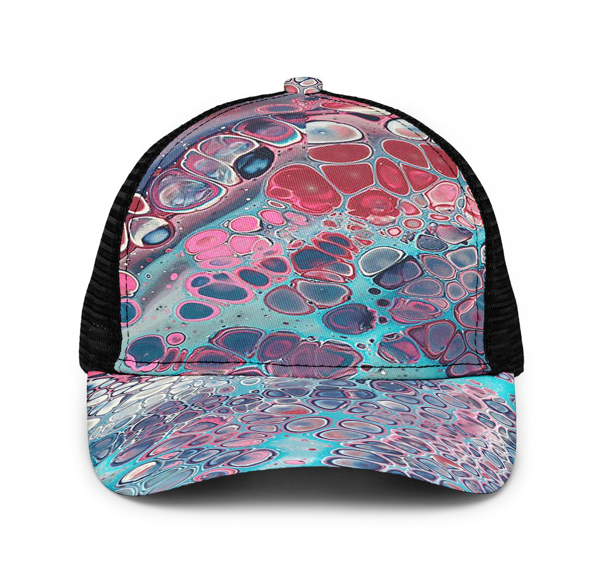 Illusion Pattern Mesh Caps