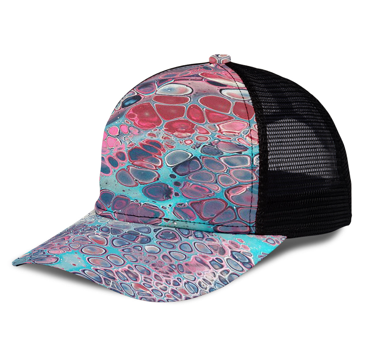 Illusion Pattern Mesh Caps