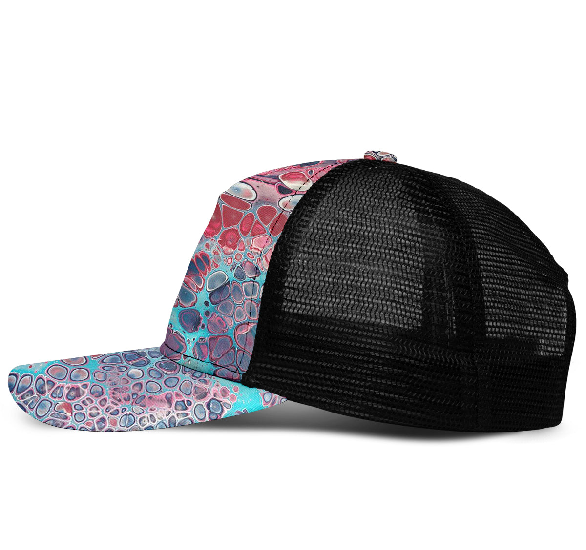 Illusion Pattern Mesh Caps