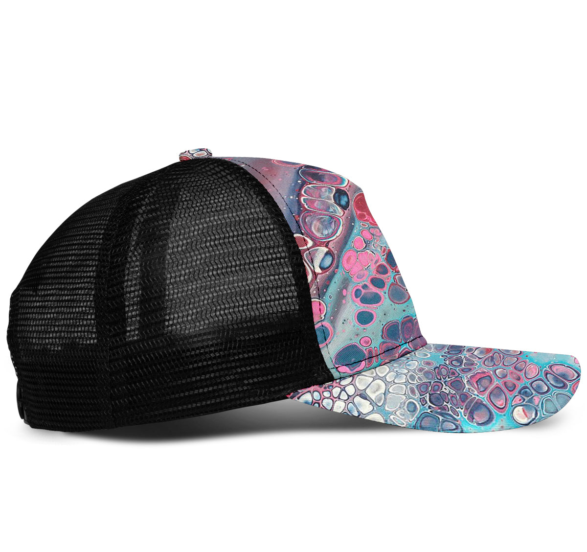 Illusion Pattern Mesh Caps