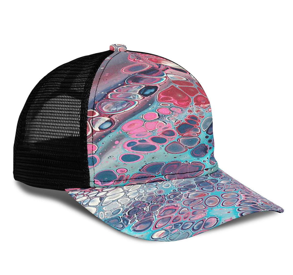 Illusion Pattern Mesh Caps