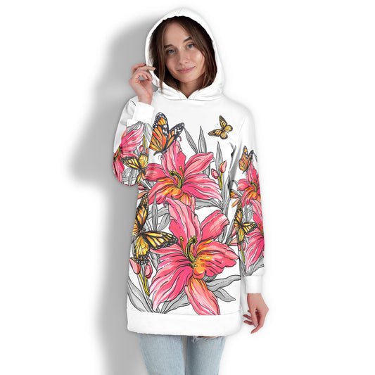 Monarch And Lily Flowers YWV - Original