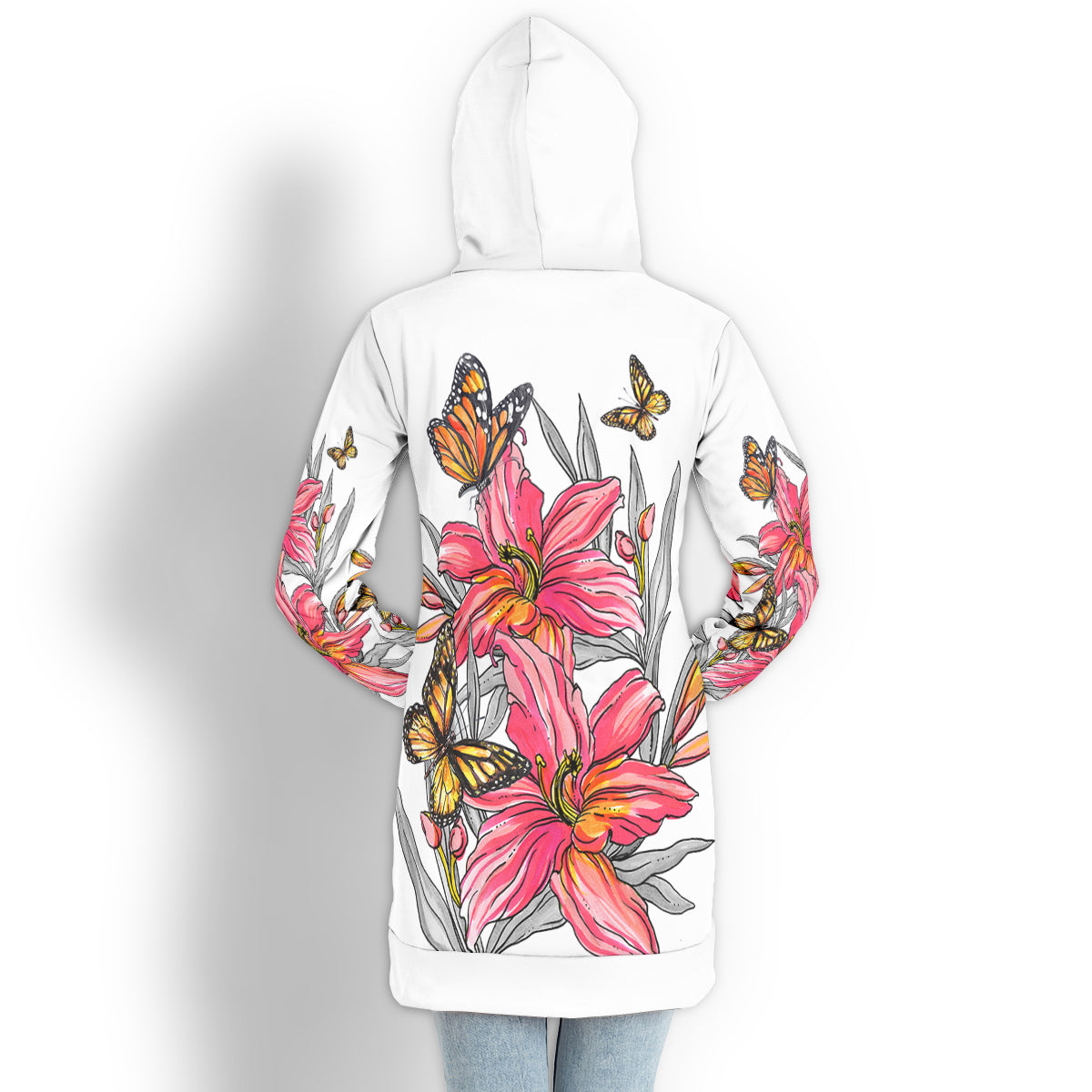 Monarch And Lily Flowers YWV - Original