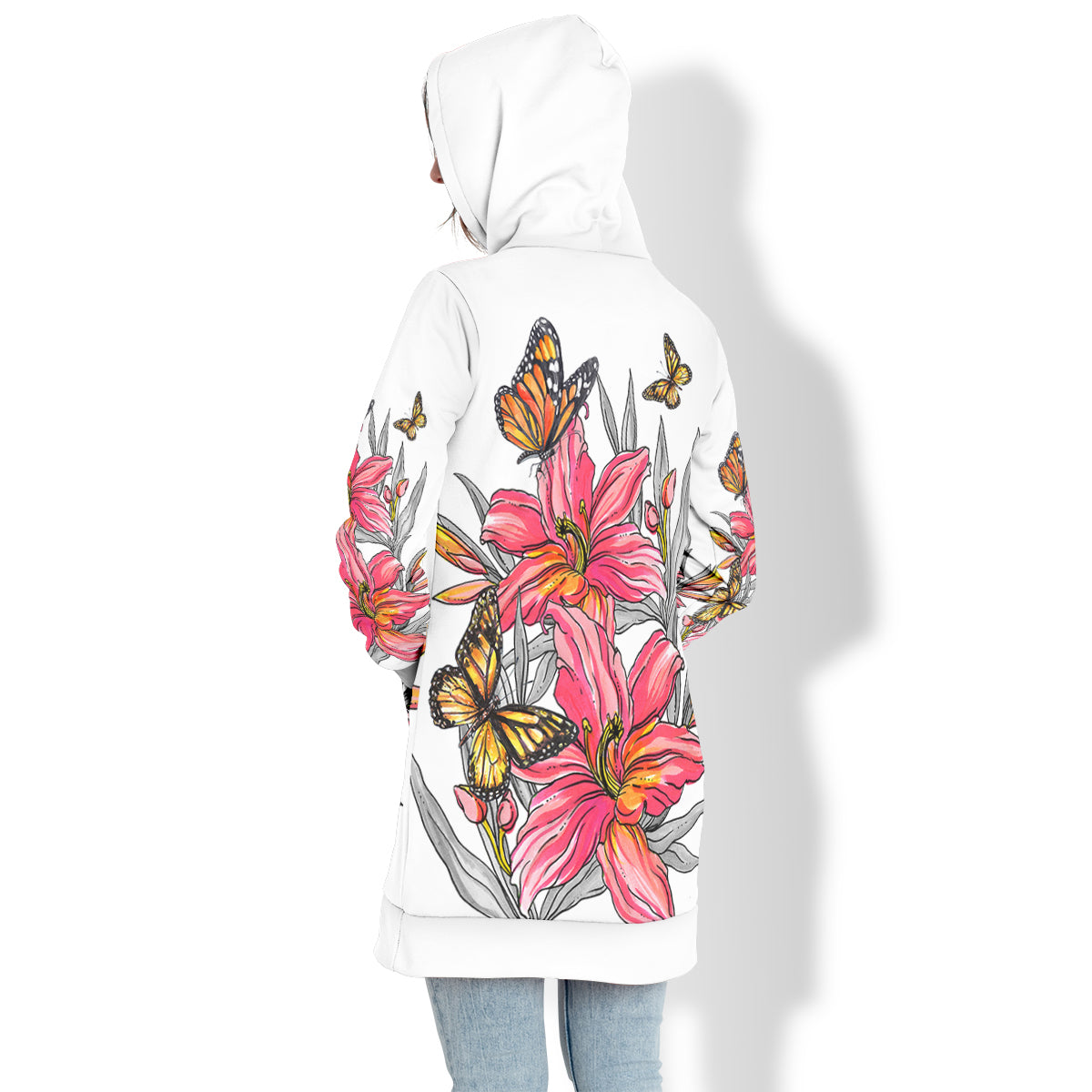 Monarch And Lily Flowers YWV - Original