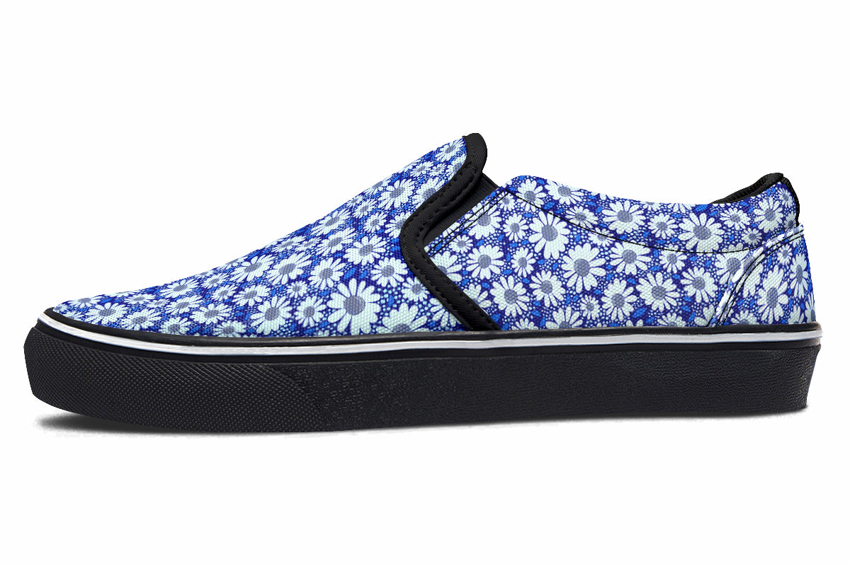 Azure Petal Blue Slip On Shoes