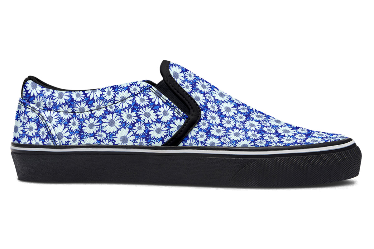 Azure Petal Blue Slip On Shoes