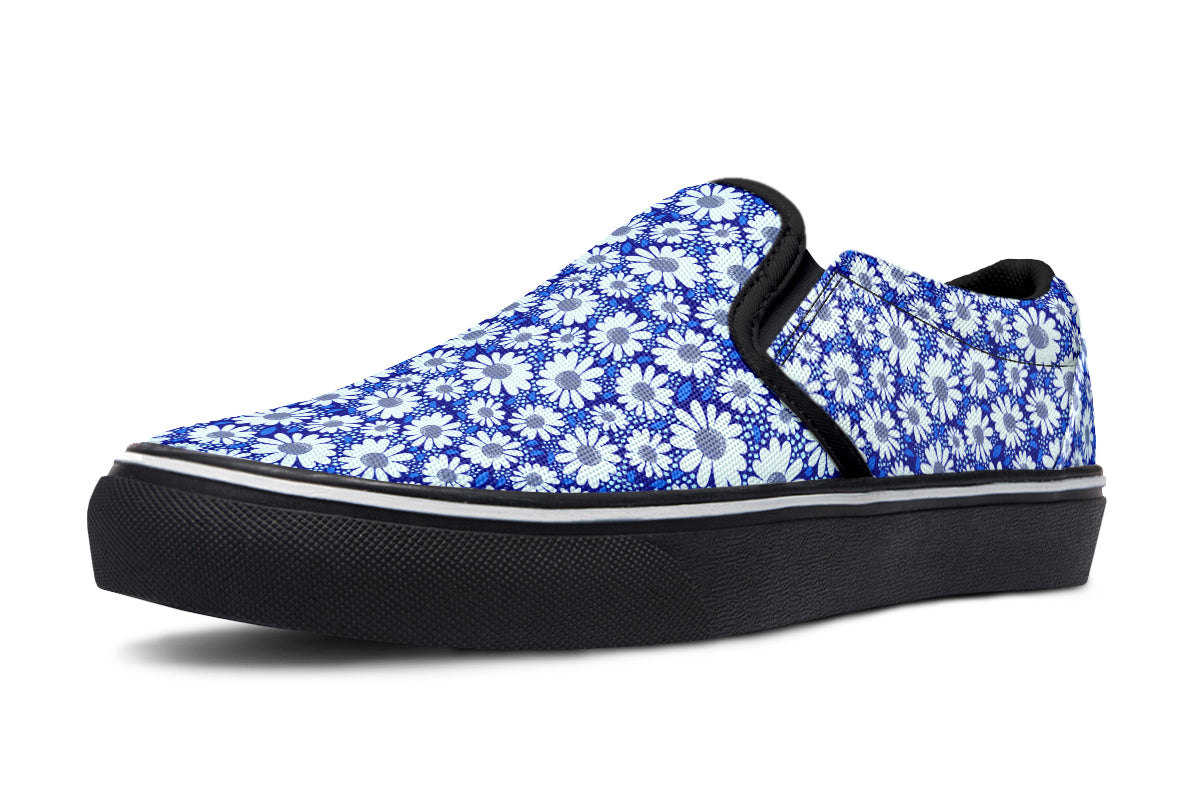 Azure Petal Blue Slip On Shoes