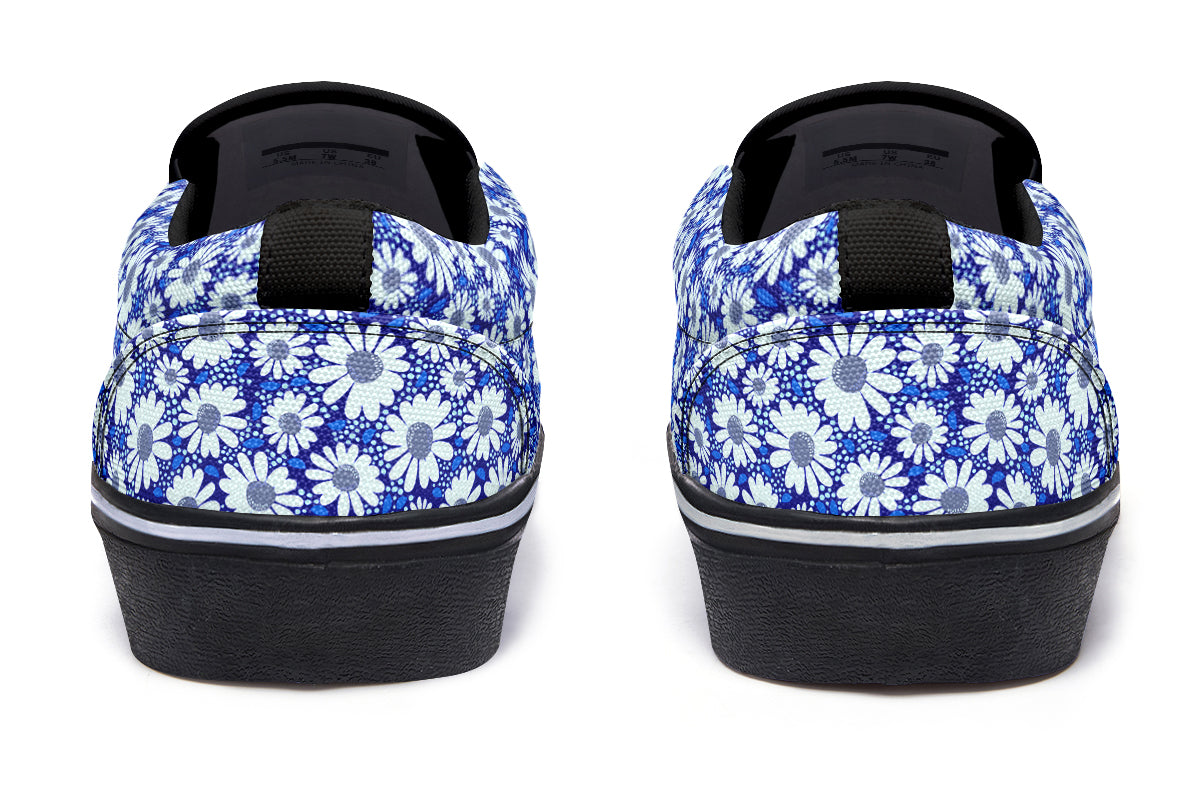 Azure Petal Blue Slip On Shoes