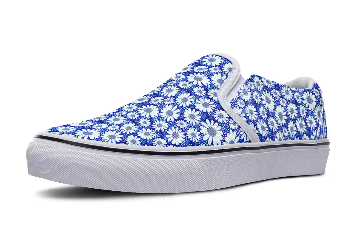 Azure Petal Blue Slip On Shoes