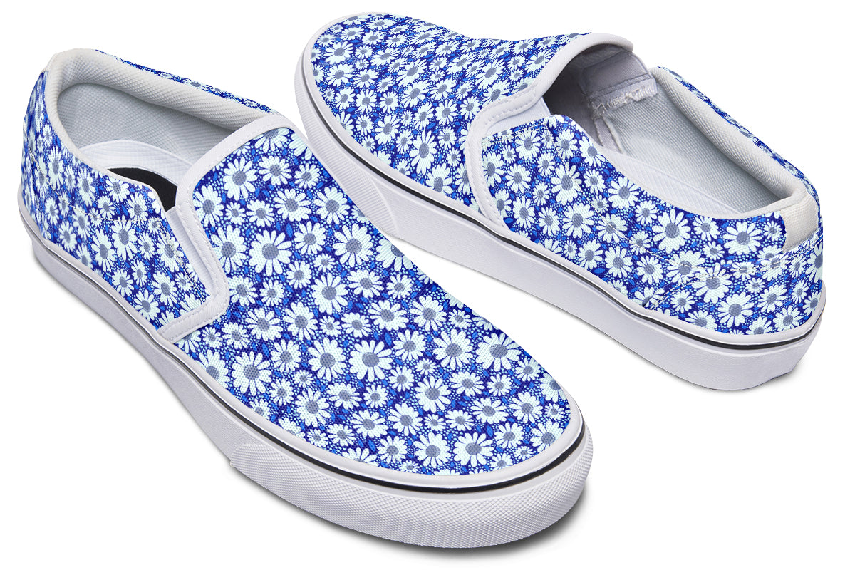 Azure Petal Blue Slip On Shoes