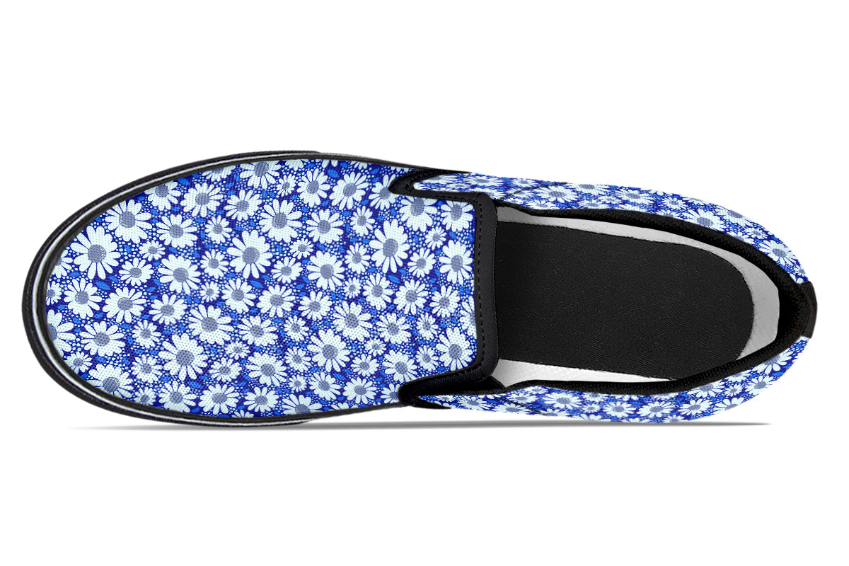 Azure Petal Blue Slip On Shoes test jj