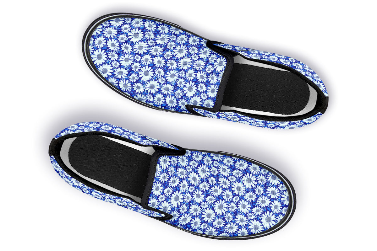Azure Petal Blue Slip On Shoes test jj